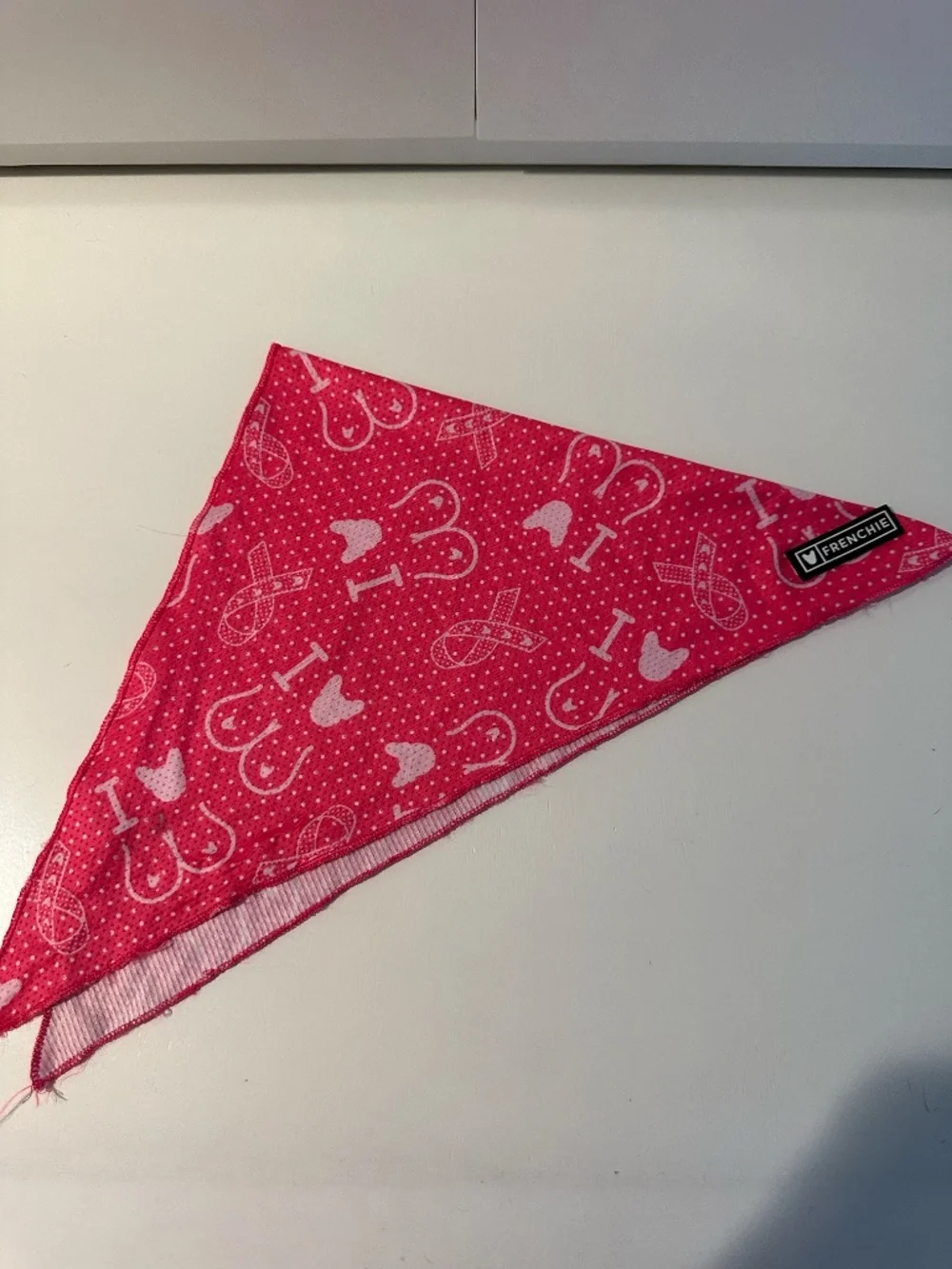 Frenchie Bulldog Cooling Bandana - Save the Ta-Ta's Print